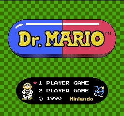 Dr. Mario (Europe) Title Screen